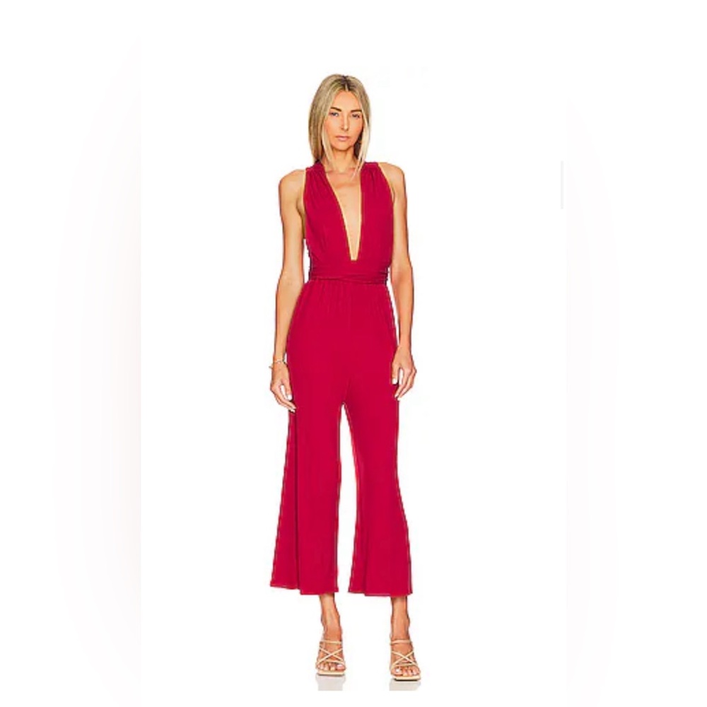 NWOT Majorelle Cody Jumpsuit in Red Sz M